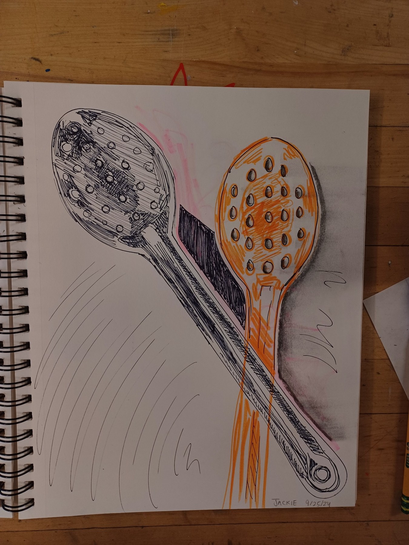 Sketchbook journal image